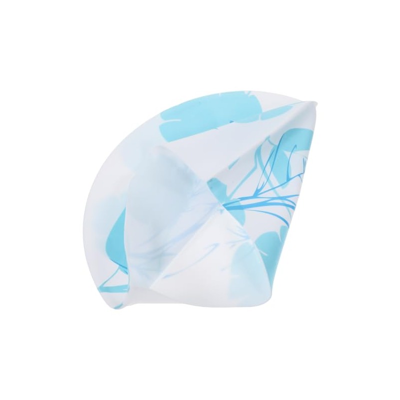 Toddmomy Gorro de Baño de Silicona Reversible Estampado, Gorra de