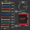 LEONTOOL Mini Spanner Set, Thin, Short Combination Wrench Set, Ultra