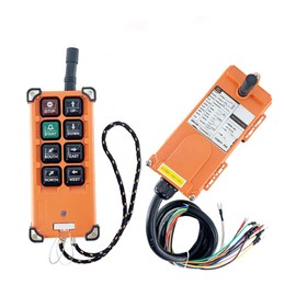 YILIKISS Wireless Crane Remote Control 8 Buttons 12-24V Crane Industrial Remote Control Wireless Transmitter Push Button Switch