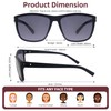 Classic Reading Sunglasses Trendy Frame,UV 400 Protection Outdoor Sun Reader