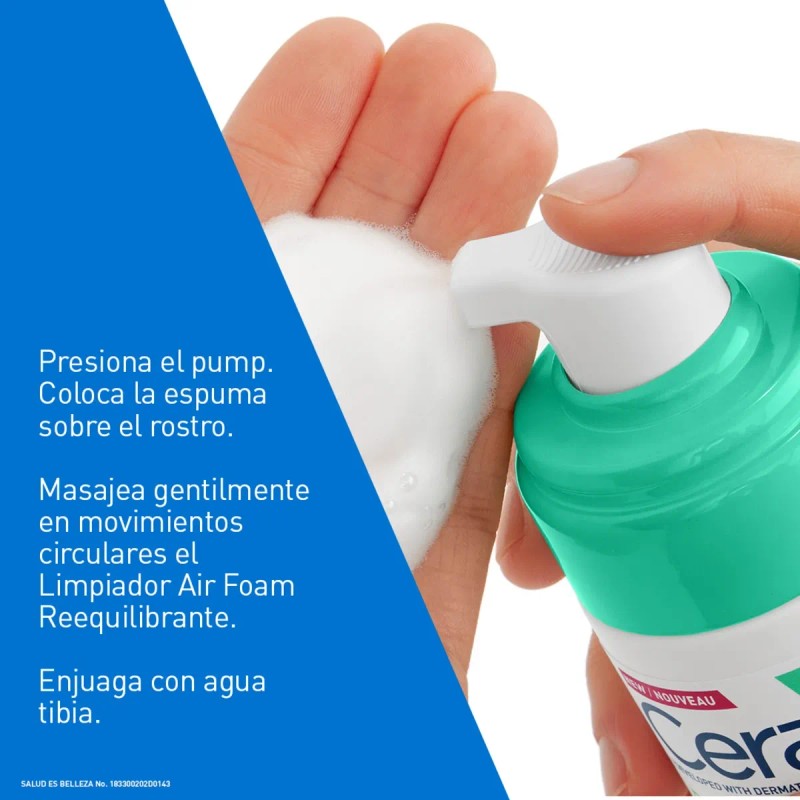 CeraVe Limpiador Air Foam Reequilibrante 148 ml