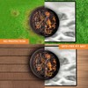 flintronic Fire Pit Mat, 100 x 100 cm, Fireproof Underlay,