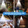 VIHOSE 8 Pcs Solar Light Bulbs Solar Powered Light Portable