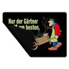 speecheese Der Gärtner weiß, was ihm blüht! Fußmatte in 35x50
