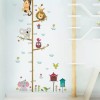 DaraBaby Vinil Decorativo Infantil Regla Medición Animales Dela Selva