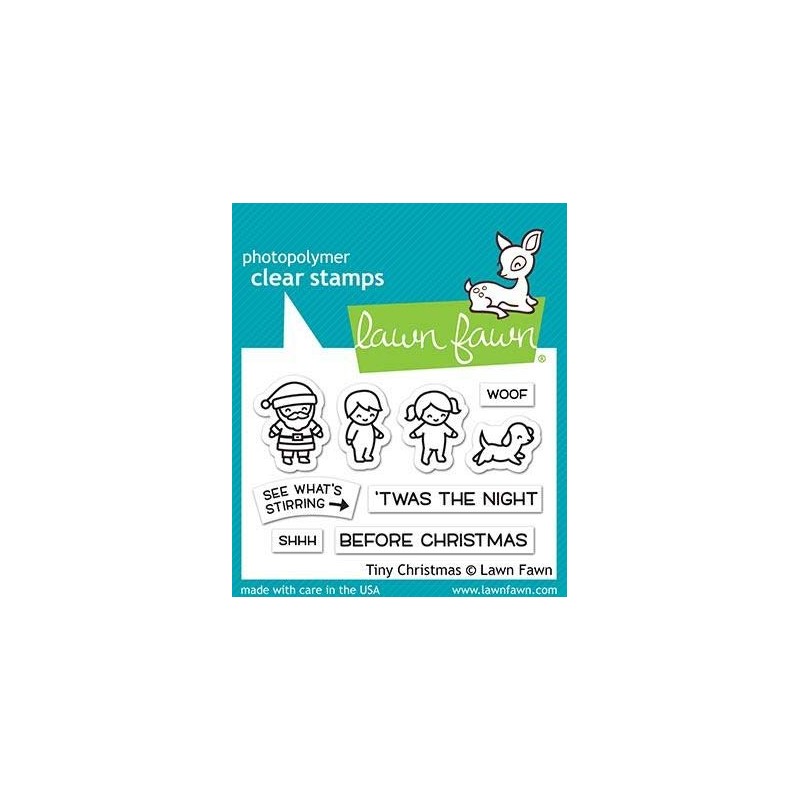 Lawn Fawn - Tiny Christmas Stamps Set and Dies Set