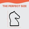 Knight Chess Piece Cookie Cutter with Easy to Push Design,
