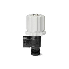 TeeJet Throttling Valve 3/4"" Male Inlet x 3/4"" Female Outlet x 150 Max PSI Farmer Bob's Parts 23520-3/4-PP, Black & White