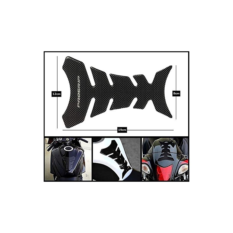 r_planning Universal Tank Pad Carbon-like Protector Sticker Scratch Resistant Dress