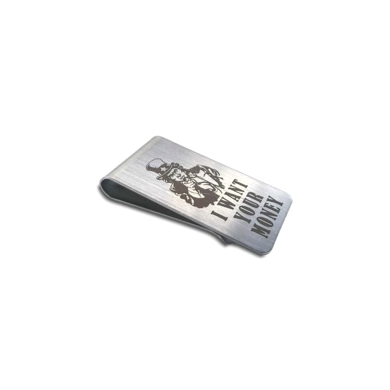 Money Clip Elegant and Elegant Brushed Stainless Steel Many Different