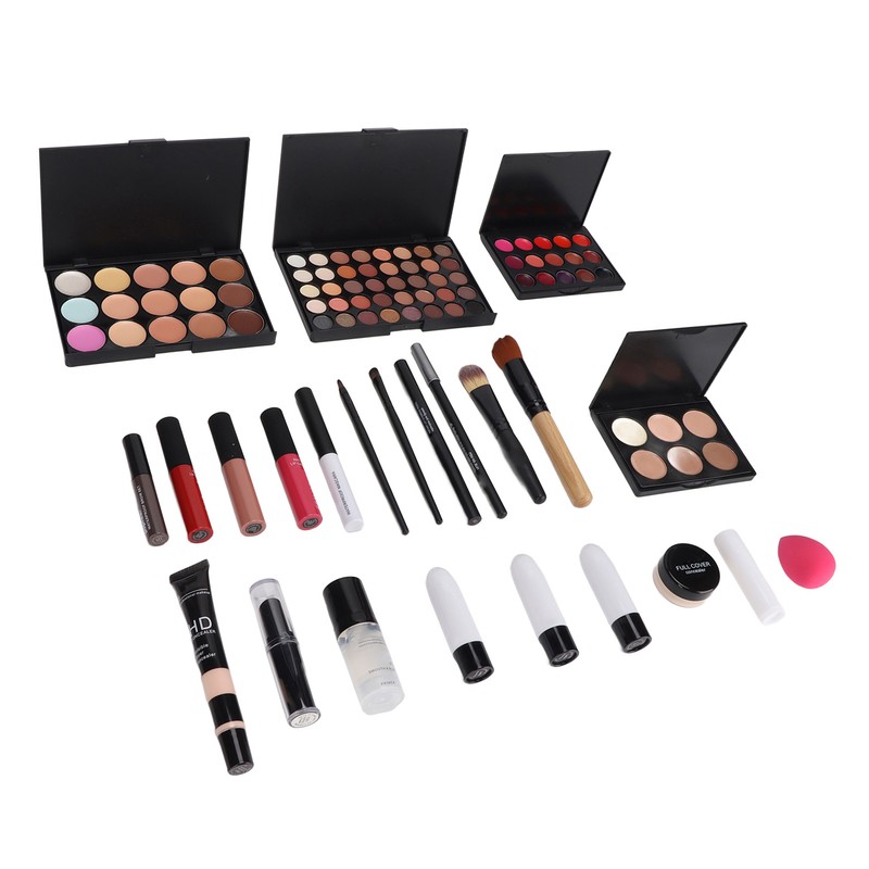 Multifunctional Makeup Kit Cosmetic Eye Shadow Lip Gloss Concealer Set