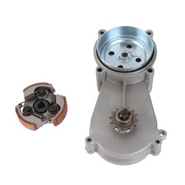 Klanata Universal Gear Box Clutch Kit, 14T Drum Housing, Compatible with 47cc 49cc Mini Pocket Quad Dirt Bikes, ATV Pocket Rocket T8F Chain