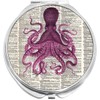 NewCharms Octopus Text Compact with Mirrors - Perfect Pocket and