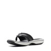 Clarks Clarks womens Breeze Sea Flip Flop, Black Synthetic, 11