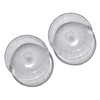 Taimuro Kobo TB0098-16s Edo Kiriko Chrysanthemum Flower Pattern Pair (Transparent)
