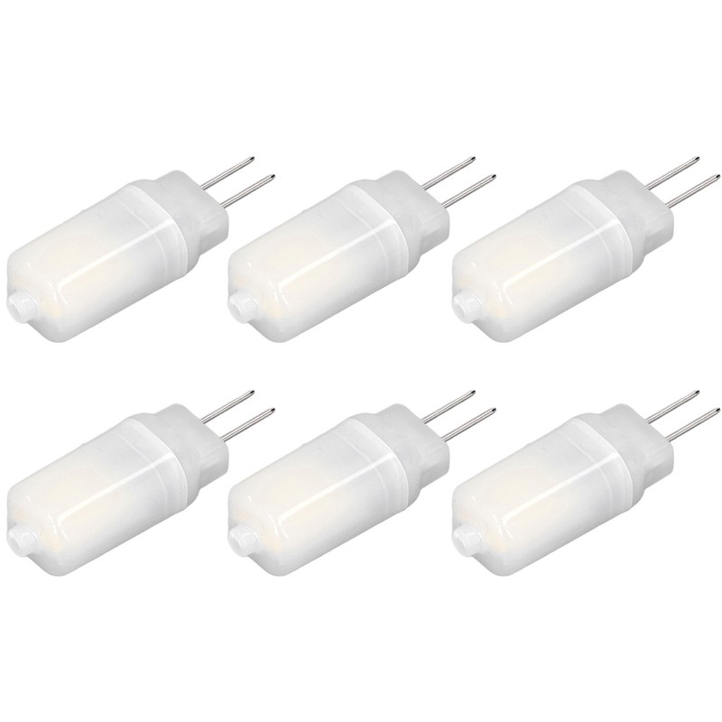 6pcs G4 LED Bulb 12V 360° Luminescence 360° Heat Dissipation