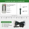 Tcamp 33ft 100LED Battery Operated Christmas Lights Outdoor Indoor, Battery