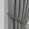 Sekonow 4 Pack Curtain Tiebacks Hooks, Wall Mounted Curtain Holdbacks