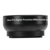 Optical Glass 0.45x WideAngle Black Additional Lens for 49mm Camera
