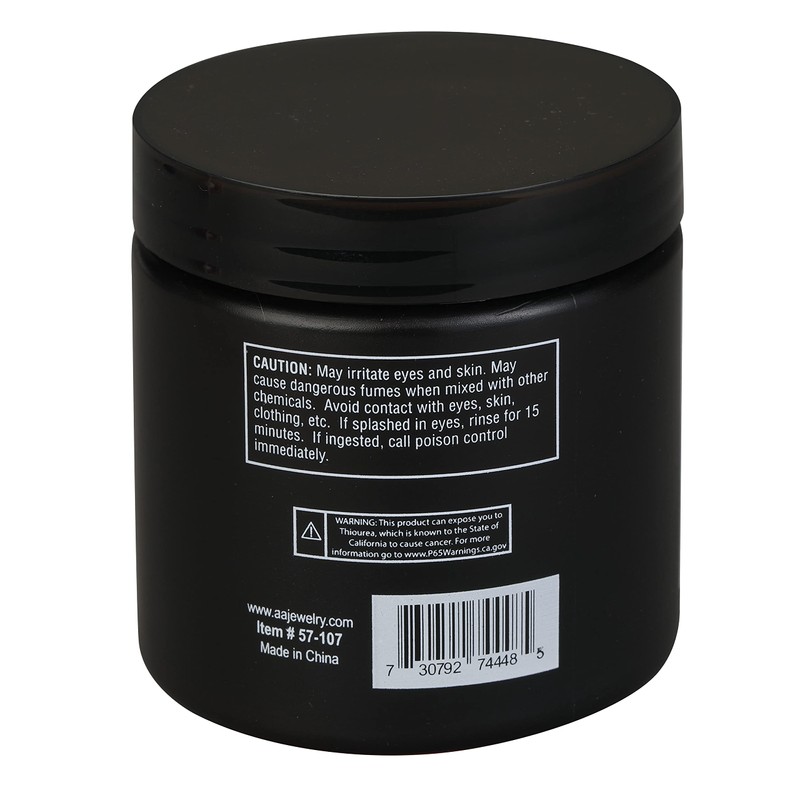 Brilliant Silver Dip Cleaner, Black 8 Oz
