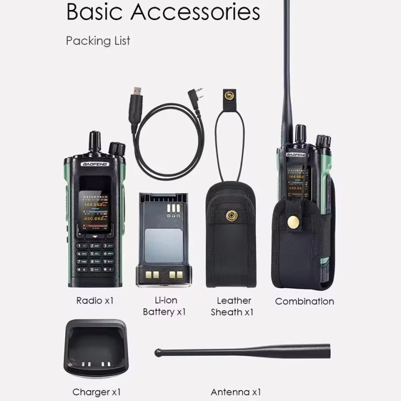 BAOFENG DM-32 GPS 8W Walkie Talkie Multi Band DMR Digital