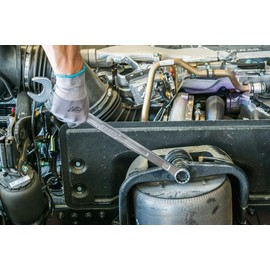 Hazet 600LG-21 Combination Spanner (Extra Long, Slim Design, External Double Hexagonal Traction Profile 21 mm, Total Length: 365 mm)