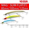 YO-ZURI Magslim Flat Floating 105mm Color Sardine Center of Gravity