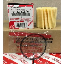 TOYOTA C-HR COROLLA MATRIX PRIUS SCION IM XD (1) OIL FILTER GENUINE 04152-YZZA6