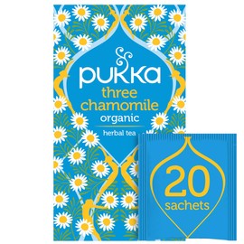 Pukka Three Chamomile Herbal Tea, 20 sachets