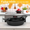 Ziliny 3 Size Mini Cast Iron Skillets with Handle Small