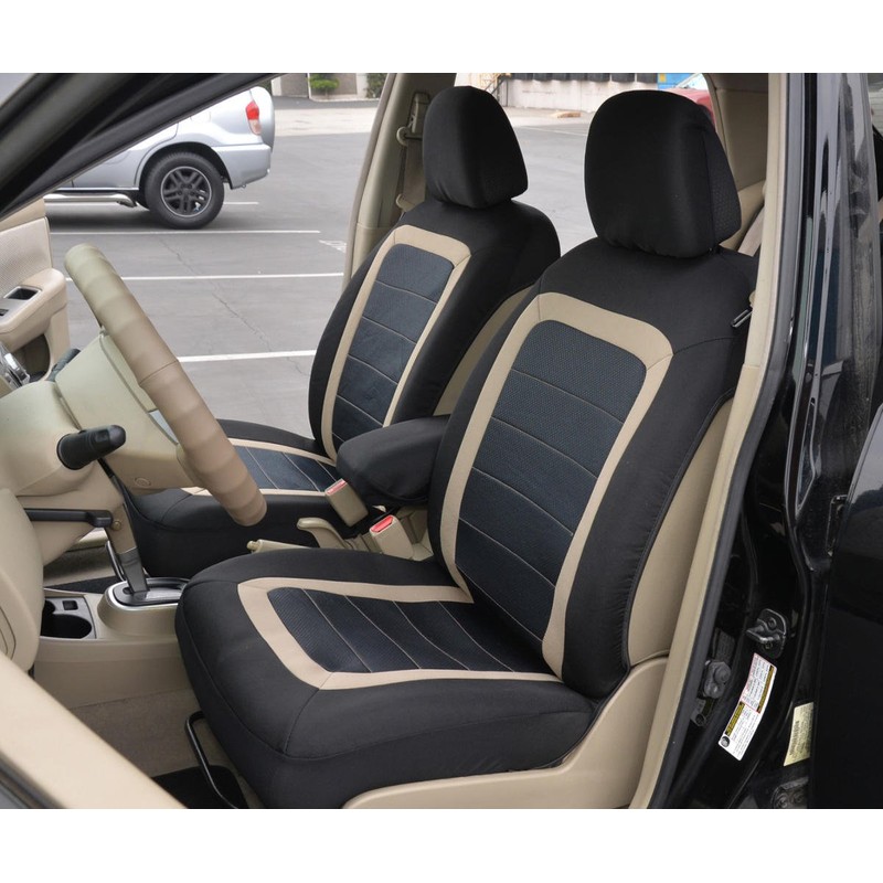 Advanced Performance Car Seat Covers - Instant Install Sideless Fronts