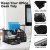 Eidoct Mesh Desk Organiser & Pen Holder with 6 Compartments
