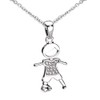 MATERIA by Matthias Wagner KA-401 Children's Pendant 925 Silver Boy
