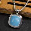 Myshiwu Designer Jewelry 20 * 20mm Large Turquoise Necklace Fashion