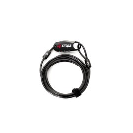 crops Long Cable Lock | 4mm x 1800mm 3 Digit Dial CP-SPD07-01 (Black)