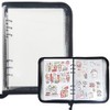 SZHTSWU Sticker Storage Organizer Sticker Collecting Album A5 Clear Zipper