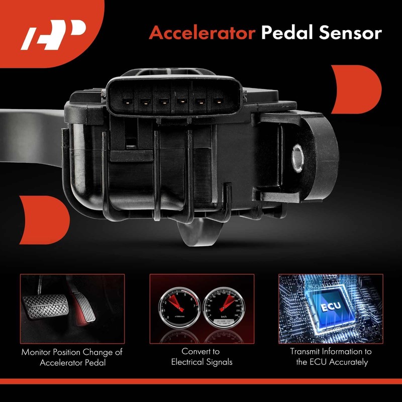 A-Premium Accelerator Pedal with Position Sensor Assembly Compatible with Toyota