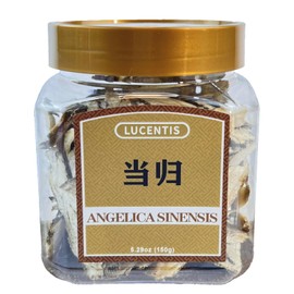 Dang Gui Tea, Angelica Root Slices 5.3oz/150g, Chinese Dried Angelica Sinensis Dong Quai, Natural Herbal Tea