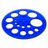 Haidong 360°circular protractor Full round template plastic protractor Blue Circular