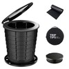 TRIPTIPS Upgrade Retractable Portable Toilet Travel Toilet Adjustable Height Camping