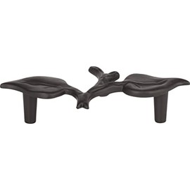 Atlas Homewares 185-O Nature Collection 3" California Leaf Pull, Aged Bronze
