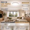 6Pack 3200LM Dimmable LED Flush Mount Ceiling Lights, 12 Inch