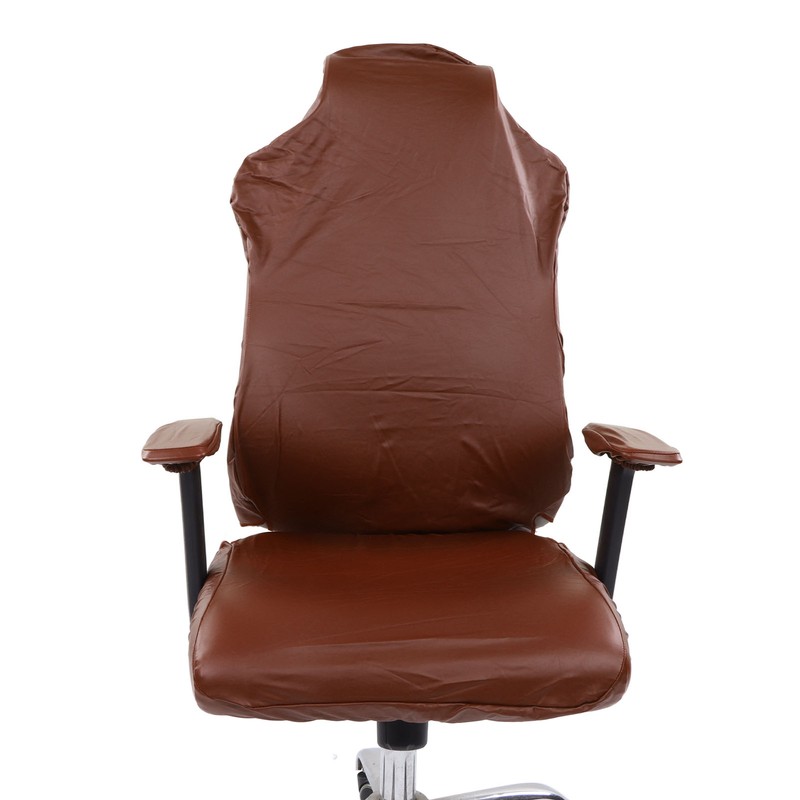 Gaming Chair Covers Comprehensive Protection Stretchable Comfortable Waterproof Black PU
