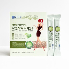 Chong Kun Dang Health Psyllium Husk Dietary Fiber 6.8g x 30 packets - / 종근당건강 차전자피 식이섬유 6.8g x 30포 -