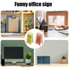 LiLiSSUCCY 8 Pack Funny Sticky Note Holder - Caution Overstimulated