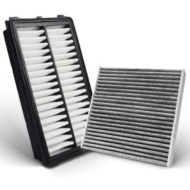 Cabin Engine Air Filter Kit Replacement for CF12820 CA12816, 2022 2023 Santa Cruz, 2021 2022 2023 Santa Fe, 2020-2023 Sonata, 2022 2023 Tucson, 2021 2022 2023 K5, 2021 2022 2023 Sorento