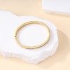 MILAKOO 14K Gold Plated Stainless Steel Bracelets Distance Love Rhinestone