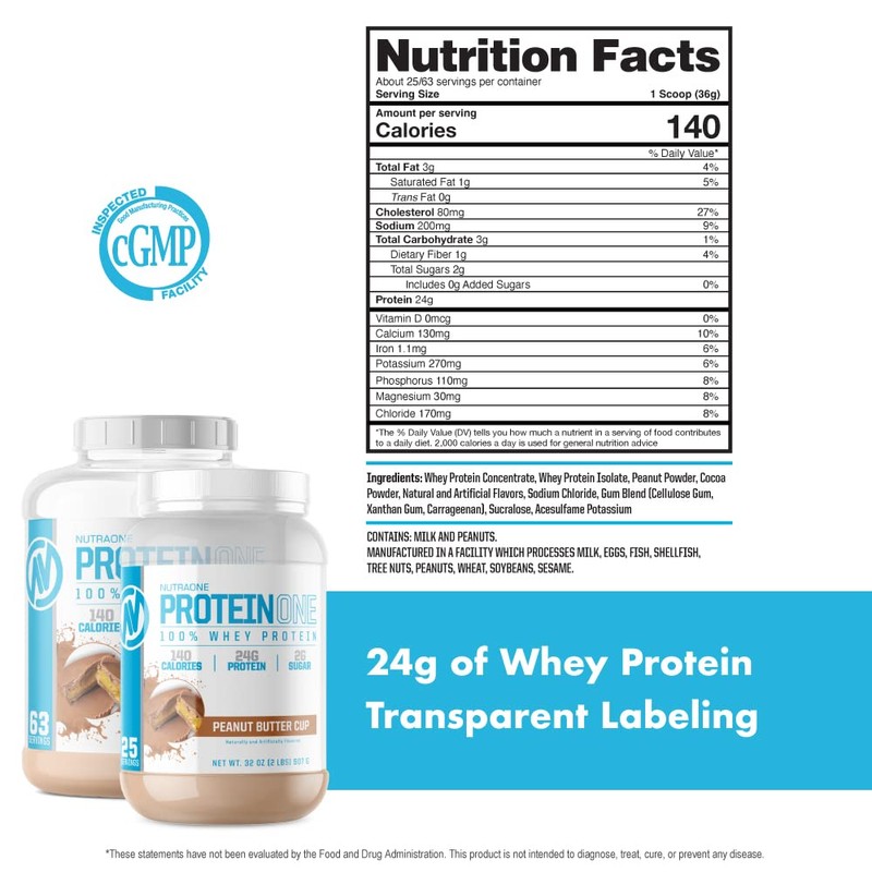 NutraOne ProteinOne Whey Protein Promote Recovery and Build Muscle with
