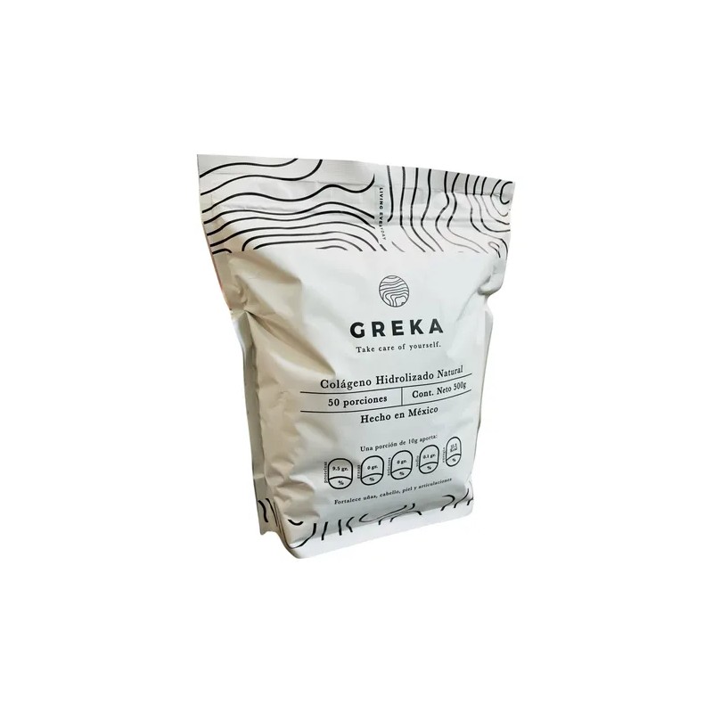Greka Colágeno Hidrolizado En Polvo - Bolsa 500g