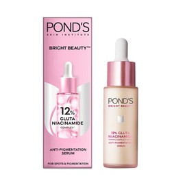 Pond's Bright Beauty Spot-less Glow Serum, Infused with Hyaluronic Acid, Vitamin B3, Gluta-Boost-C, 30ml